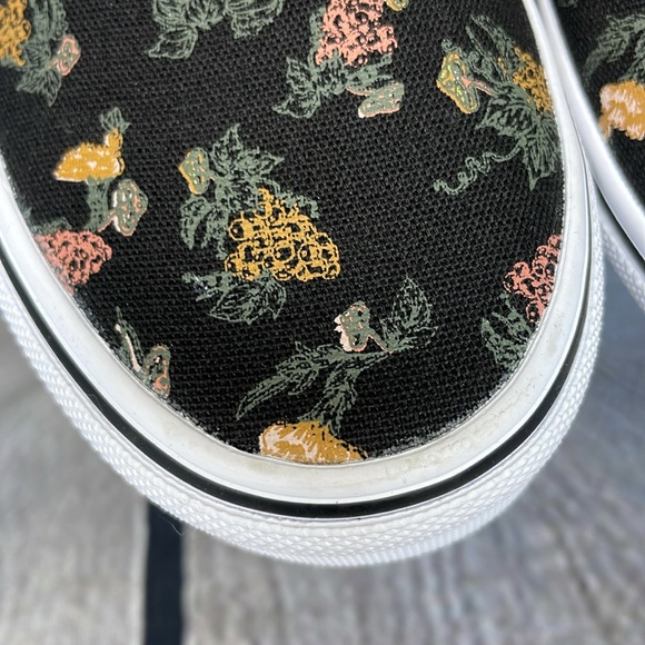 NWOT Vans Asher Floral Skate Shoes - Black/Garden - Missy Size 13 - Picture 14 of 17